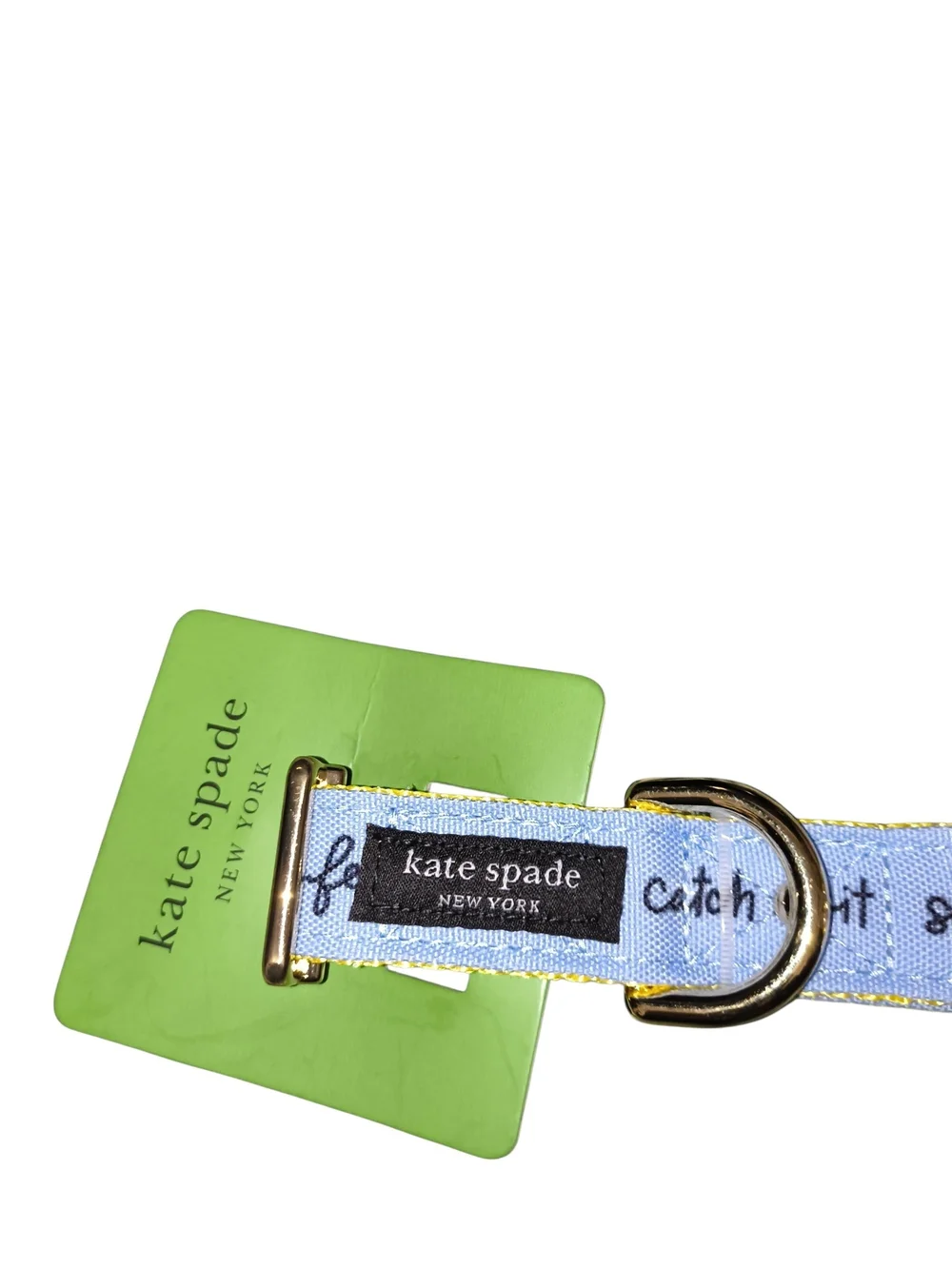 Kate Spade New York Polyester Raining Cats & Dogs Collar,Large: 15 to 24-in neck